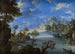 Maisema järven rannalla - Joachim Patinier — näkymä teoksesta