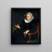 Portrait de Christina Wtewael Van Halen - Joachim Wtewael — kehystetty taideteos seinällä