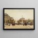 La Place du Châtelet, Pariisi - Joaquín Mir — kehystetty taideteos seinällä