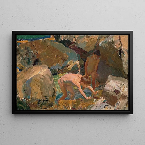 Joaqun Sorolla - Children Looking For Shellfish.webp