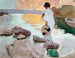 Elena à Cala de San Vicente - Joaquín Sorolla — näkymä teoksesta