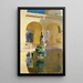 Charles V:n lampi Alcazar Sevillassa - Joaquín Sorolla — kehystetty taideteos seinällä