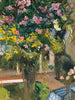 Lauriers roses dans la cour de la maison des artistes - Joaquín Sorolla — näkymä teoksesta