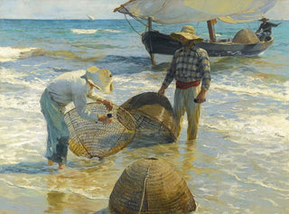 Pêcheurs valencians - Joaquín Sorolla — näkymä teoksesta