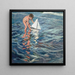 Le petit bateau à voile - Joaquín Sorolla — kehystetty taideteos seinällä