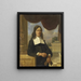 Nicolaes Eichelbergin maalaus vuodelta 1699 Haarlemissa, Marchand Époux d'Helena van der Schalcke - Job Adriaensz. Berckheyde — kehystetty taideteos seinällä