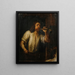 Portrait d'un homme à une fenêtre - Job Adriaensz. Berckheyde — kehystetty taideteos seinällä
