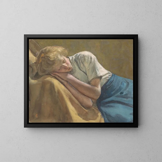Johan Antonie de Jonge - Rustend meisje.webp