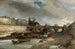 Bateau-Lavoir lähellä Pont-Neufi Pariisissa - Johan Barthold Jongkind — näkymä teoksesta