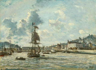 Johan Barthold Jongkind - Entrance to the Port of Honfleur.webp