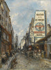 La Rue Saint-Jacques Paris - Johan Barthold Jongkind — näkymä teoksesta