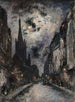 La Rue Saint-Séverin nykyinen 5. arrondissement - Johan Barthold Jongkind — näkymä teoksesta