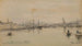 Le Port de Marseille - Johan Barthold Jongkind — näkymä teoksesta