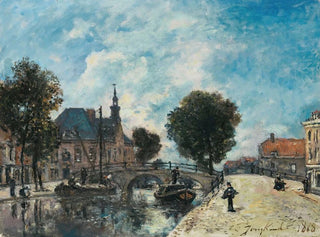 Le Spui, La Haye - Johan Barthold Jongkind — näkymä teoksesta