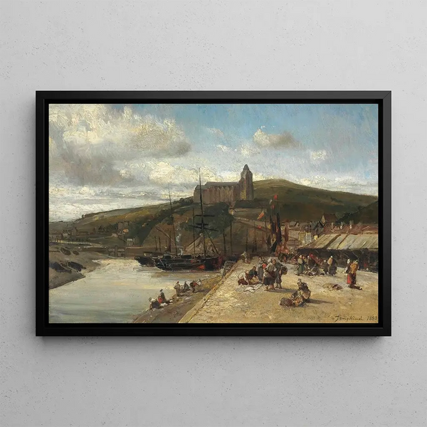 Johan Barthold Jongkind - Le Trport Le Matin Normandie.webp