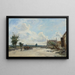 Rue Saint-Parize-le-Châtel lähellä Nevers - Johan Barthold Jongkind — kehystetty taideteos seinällä