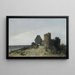 Ruins du château de Rosemont - Johan Barthold Jongkind — kehystetty taideteos seinällä