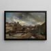 Le Pont Neuf - Johan Barthold Jongkind — kehystetty taideteos seinällä