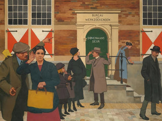 La porte de Doovenman - Johan Braakensiek — näkymä teoksesta