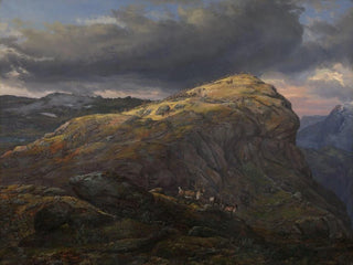 Johan Christian Dahl - Stugunset at Filefjell.webp