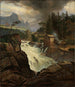 Les chutes supérieures du Labrofoss - Johan Christian Dahl — näkymä teoksesta