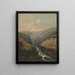Vue de la rivière Brandas à Java La rivière Brandas comme un ruisseau de montagne - Johan Conrad Greive — kehystetty taideteos seinällä