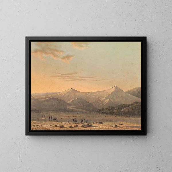 Mont Bromo - Johan Conrad Greive — kehystetty taideteos seinällä