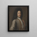 Gustave Funck 1670-1736 - Johan David Swartz — kehystetty taideteos seinällä