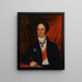 Portrait du baron Carl Johan Walleen - Johan Erik Lindh — kehystetty taideteos seinällä
