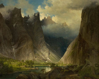 Vallée de Romsdalen - Johan Fredrik Eckersberg — näkymä teoksesta