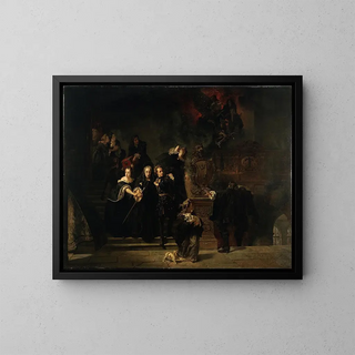Johan Fredrik Hckert - The Fire at the Royal Palace Stockholm May 7th 1697.webp