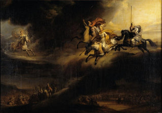 Johan Gustaf Sandberg - Valkyries Riding Into Battle.webp