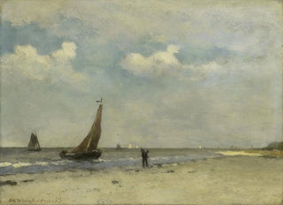 Johan Hendrik Weissenbruch - Beach Scene.webp