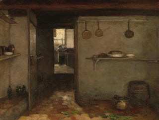Johan Hendrik Weissenbruch - Cellar of the Artists Home in The Hague.webp