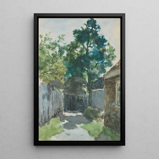 Johan Hendrik Weissenbruch - Zonnig hofje.webp