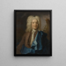 Jonas Alströmer 1685-1761 Kauppaneuvoston teollisuusneuvoston osastopäällikkö - Johan Henrik Scheffel — kehystetty taideteos seinällä
