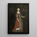 Beata Brahe 1599-1617 kreivitär - Johan Johansson Werner — kehystetty taideteos seinällä