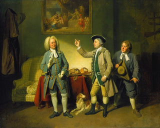 Scène d'un amour dans un village - Johan Joseph Zoffany — näkymä teoksesta