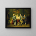 Scène d'un amour dans un village - Johan Joseph Zoffany — kehystetty taideteos seinällä