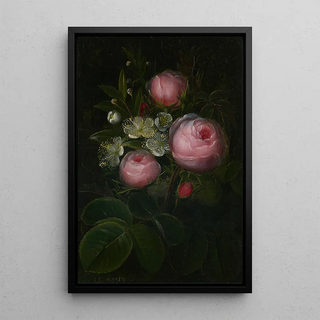 Johan Laurentz Jensen - Roser og blomstrende Myrther.webp