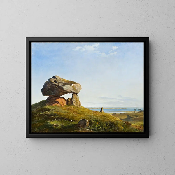 Dolmen de Raklev - Johan Thomas Lundbye — kehystetty taideteos seinällä