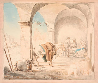 Johan Thomas Lundbye - Scene fra et osteri.webp