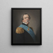 Ludwig Manderström 1806–1873 - Johan Vilhelm Gertner — kehystetty taideteos seinällä
