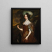 Portrait d'une dame - Johan de la Rocquette — kehystetty taideteos seinällä
