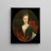 Anna Margaretha van Petcum 1676–1745 Johan Arnold Zoutmanin vaimo - Johan van Diest — kehystetty taideteos seinällä