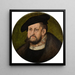 Johann le Constantin maalaus, Saksan vaaliruhtinas - Lucas Cranach vanha — kehystetty taideteos seinällä