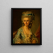 Portrait d'Élisabeth Collineau-Pelletreau - Johann Julius Heinsius — kehystetty taideteos seinällä