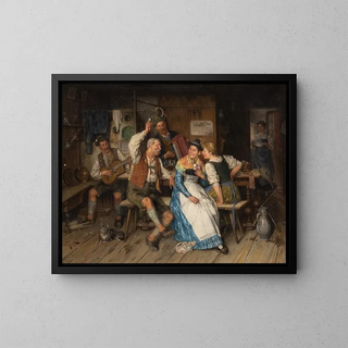 Johann Adalbert Heine - Happy crowd.webp