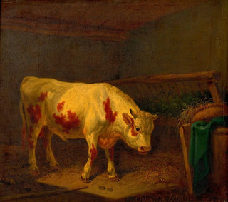 Johann Baptist Dallinger von Dalling the Younger - Rind im Stall.webp