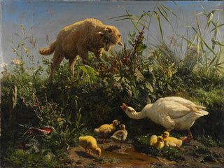 Le briseur de paix - Johann Baptist Hofner — näkymä teoksesta